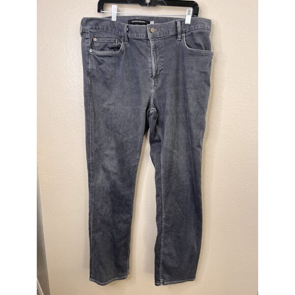Banana Republic Men’s Slim Fit Gray Denim Jeans 36x32 Comfortable Mid-Rise - Picture 2 of 7